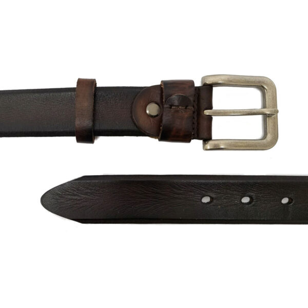 Real Leather Brown Suit Belt - Image 2