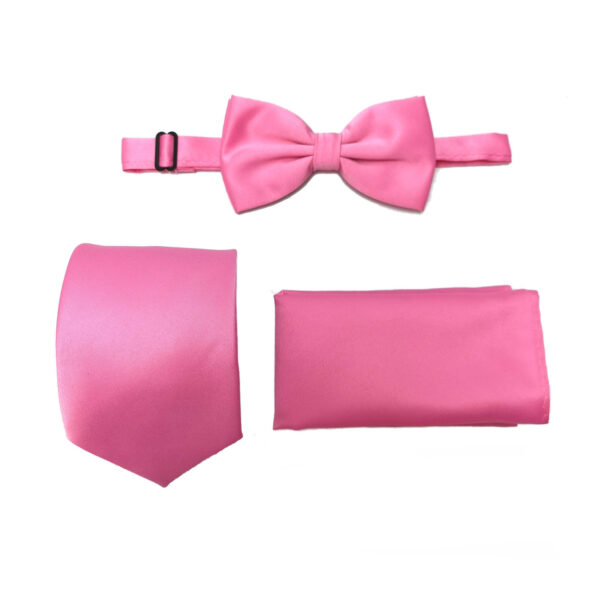 PINK TIE & BOW TIE SET - Image 2