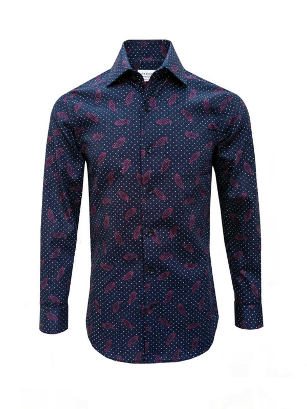 Paisley Dots Slim Fit Shirt