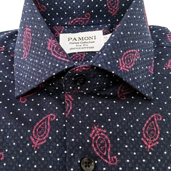 Paisley Dots Slim Fit Shirt - Image 3