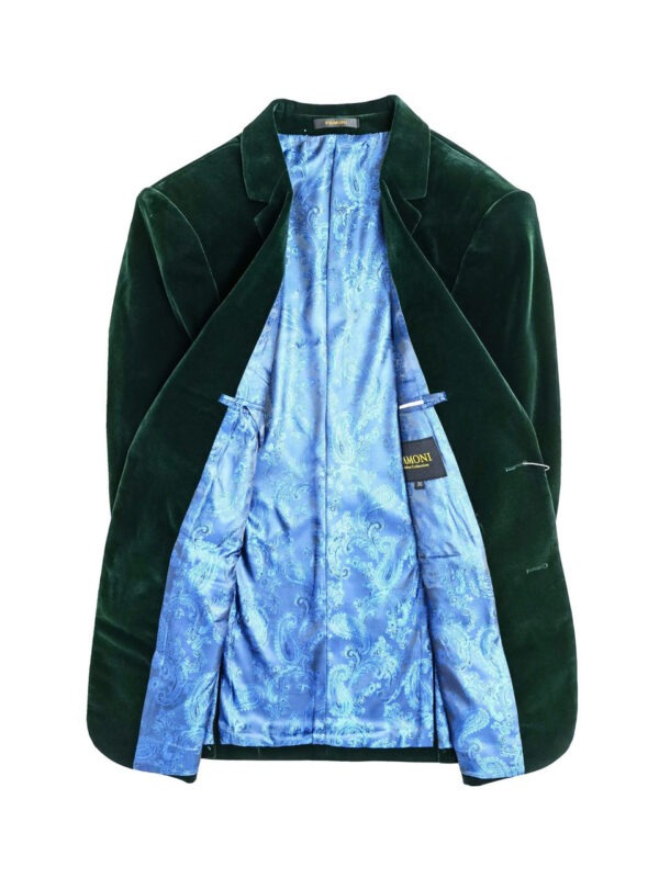 Green Velvet Blazer - Image 2