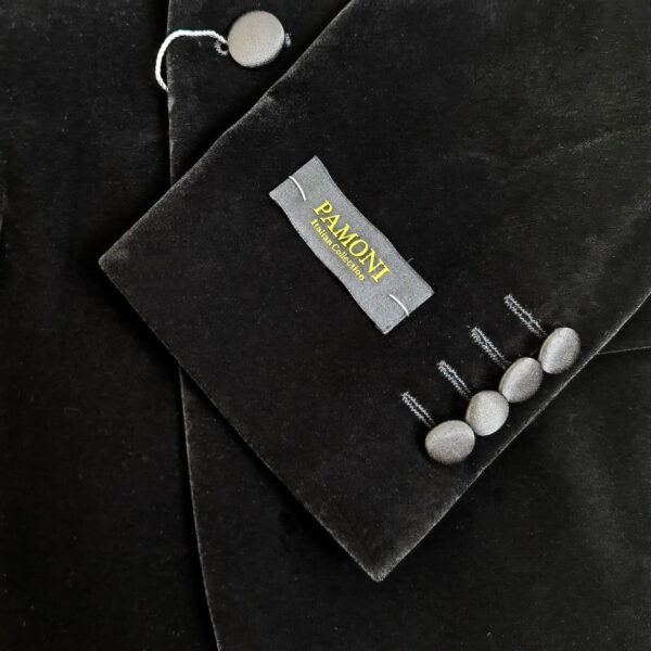 Black Velvet Dinner Blazer - Image 3