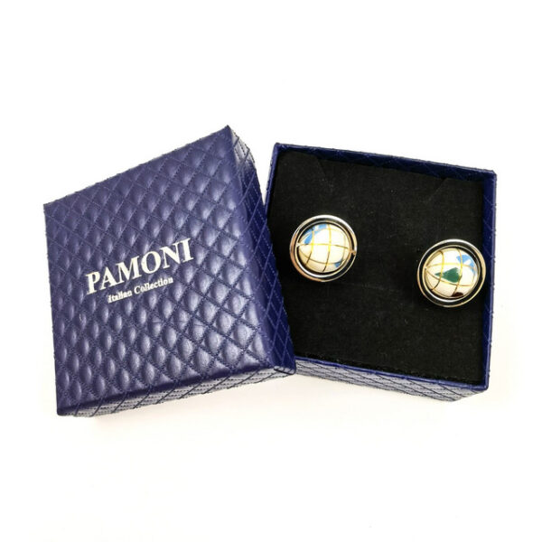 Cream Globe Cufflinks - Image 2