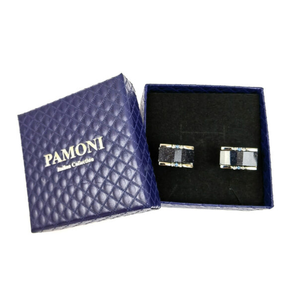 Black Rectangular Cufflinks - Image 2