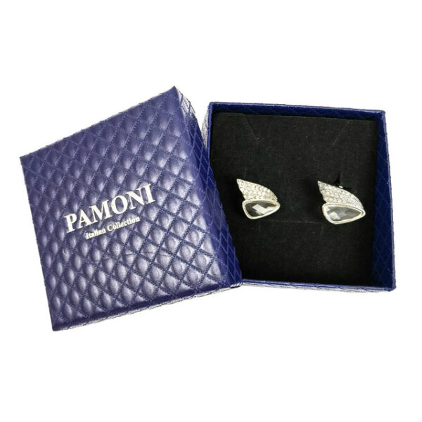 Silver Wing Gemstone Cufflinks - Image 2