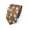 Burgundy Floral Tie