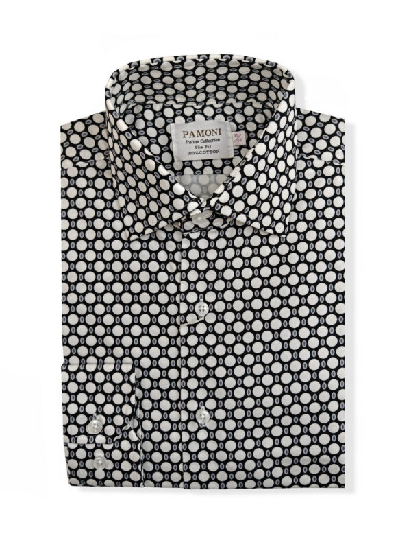 Black & White Polka Dots Shirt - Image 3