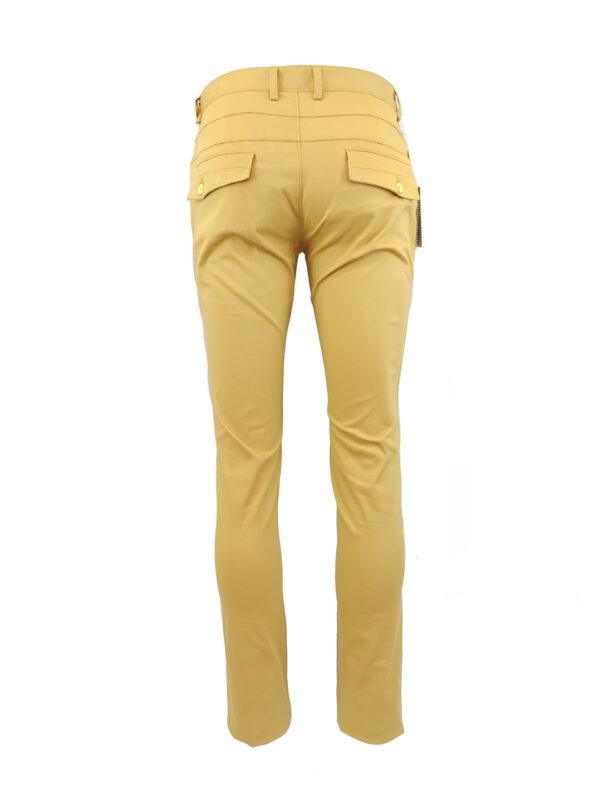Beige Stretch Slim Fit Chino - Image 2