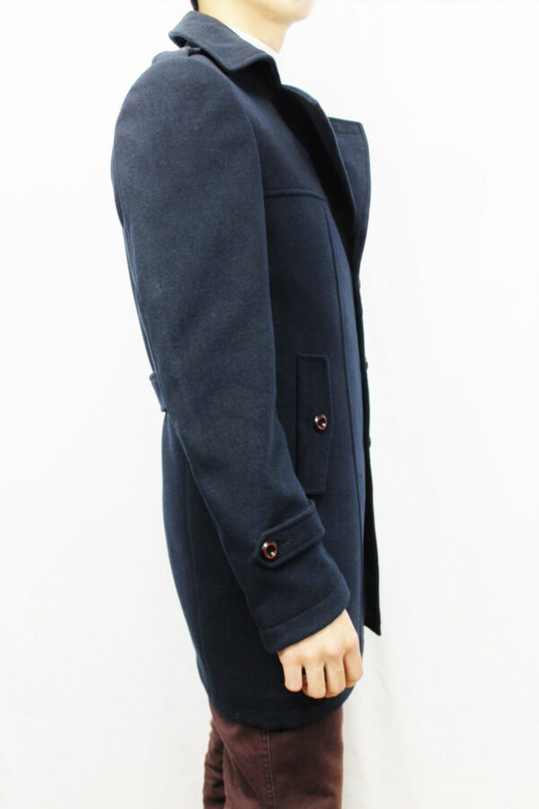 Navy Overcoat - Image 2