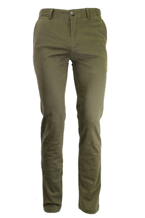 Khaki Stretch Slim Fit Chino