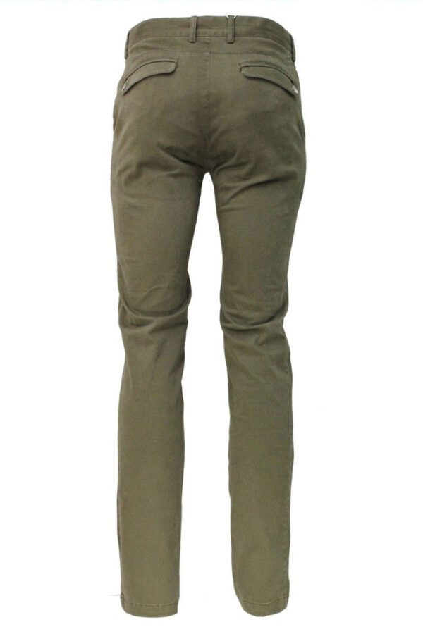 Khaki Stretch Slim Fit Chino - Image 2