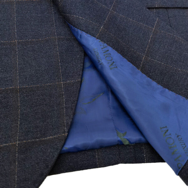 Grey Check Two Button 3-Piece Suit - Image 2