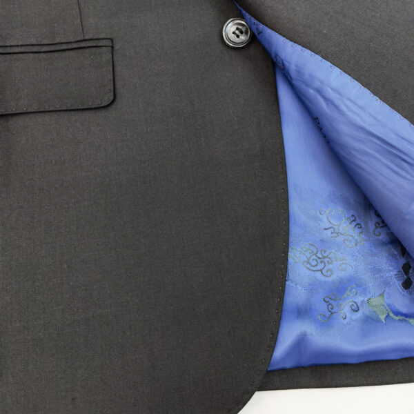 Black Sharkskin 3-Piece Suit - Image 4