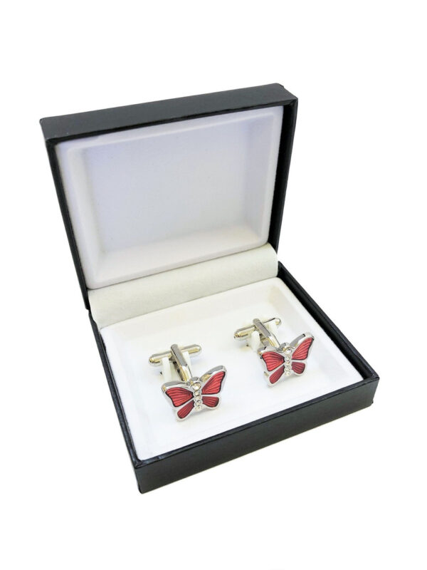 Butterfly Metal Cufflinks - Image 2