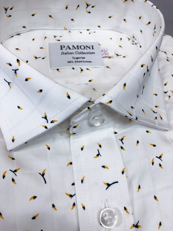 Pollen Motif Pure Cotton Shirt
