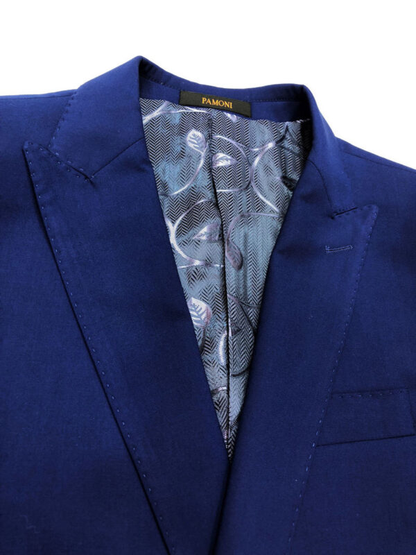 Cobalt Blue 1-button Slim Fit Suit - Image 4