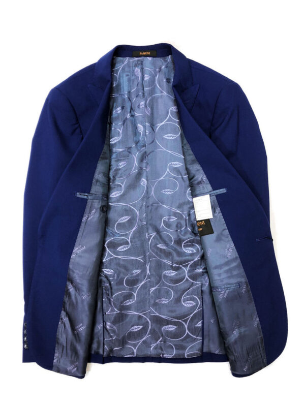 Cobalt Blue 1-button Slim Fit Suit - Image 3