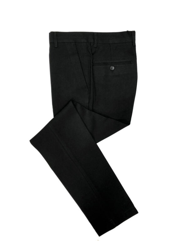 White Black Lapel Slim Fit Dinner Suit - Image 3