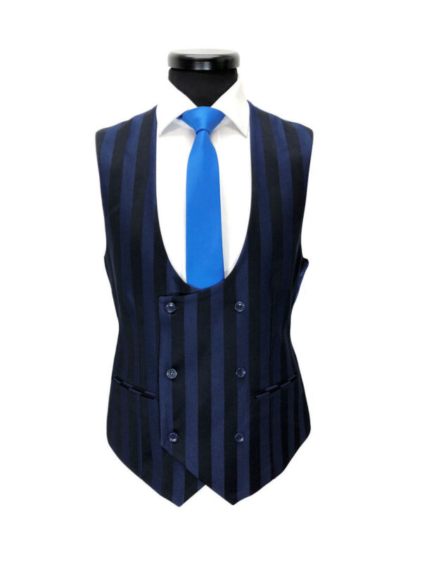 Blue Bold Stripe 3-piece Suit - Image 5