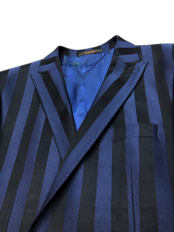 Blue Bold Stripe 3-piece Suit - Image 2
