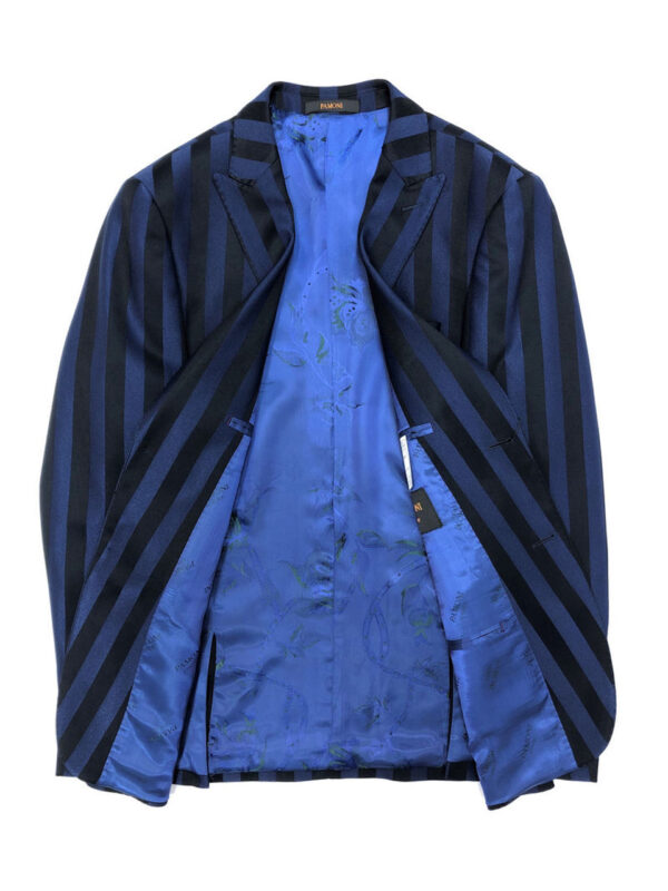 Blue Bold Stripe 3-piece Suit - Image 4